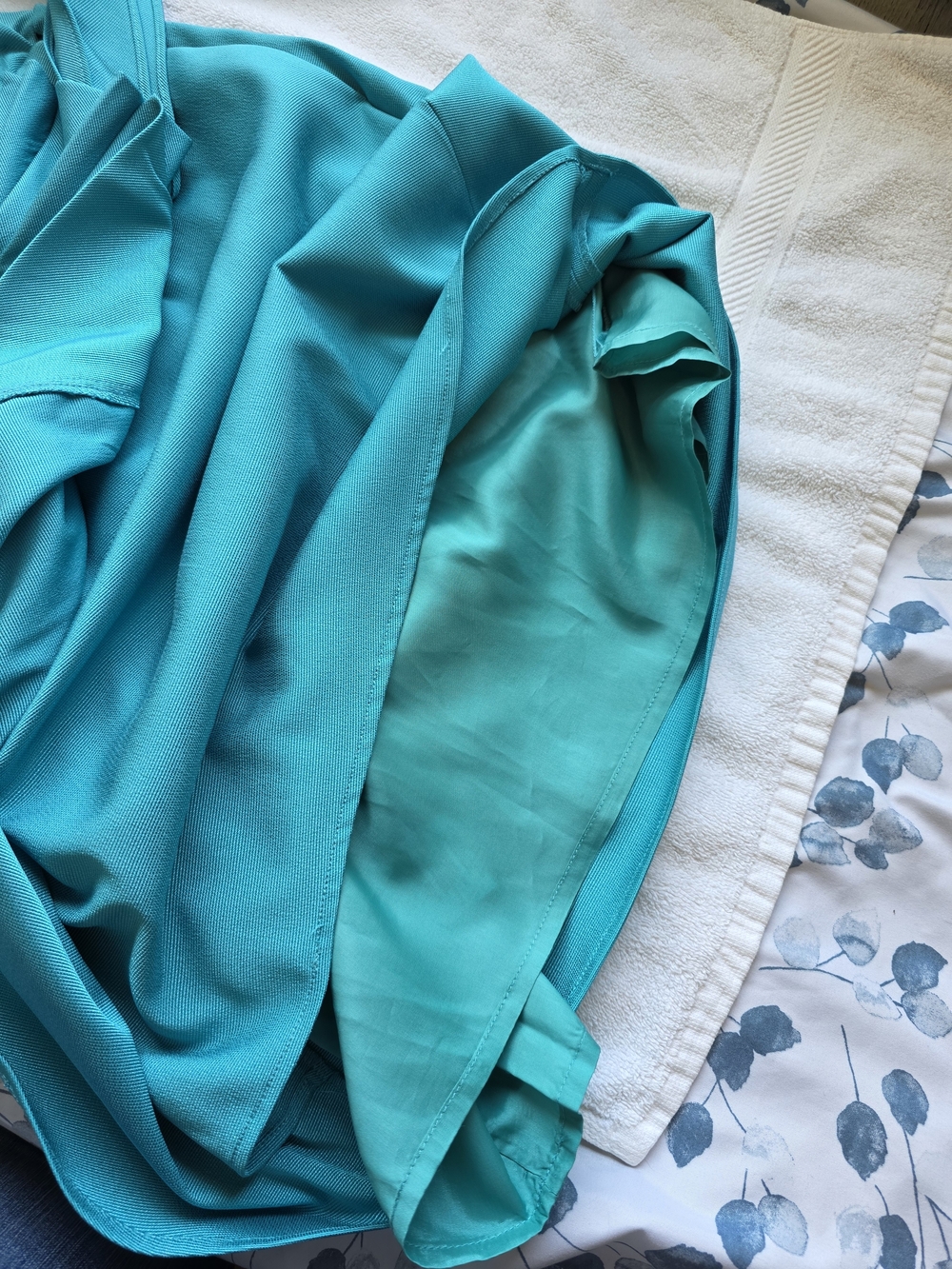 NWT BCBGeneration Teal One-Shoulder Ruffle Dress – Size 12 - Picture 11 of 16